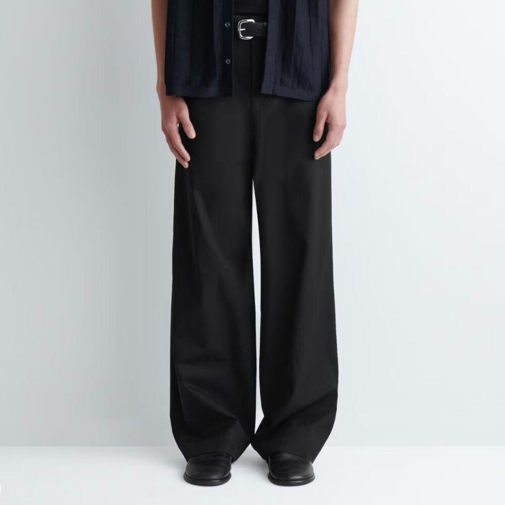 COS Cotton Wide-Leg Pants